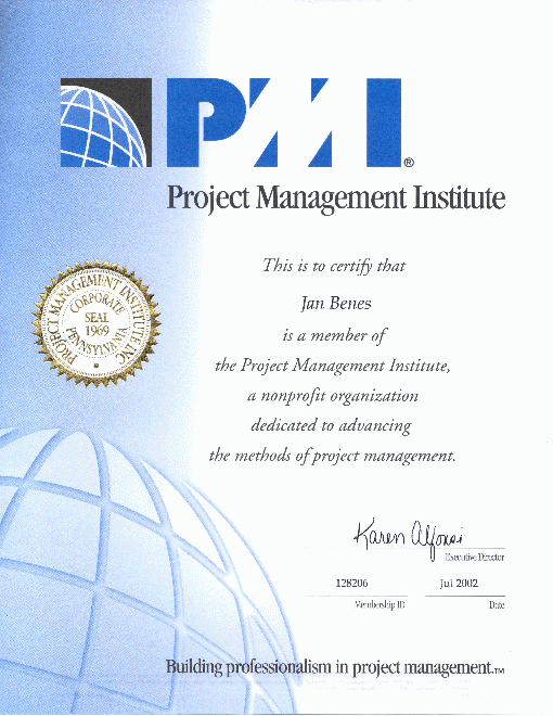 PMI Certificate